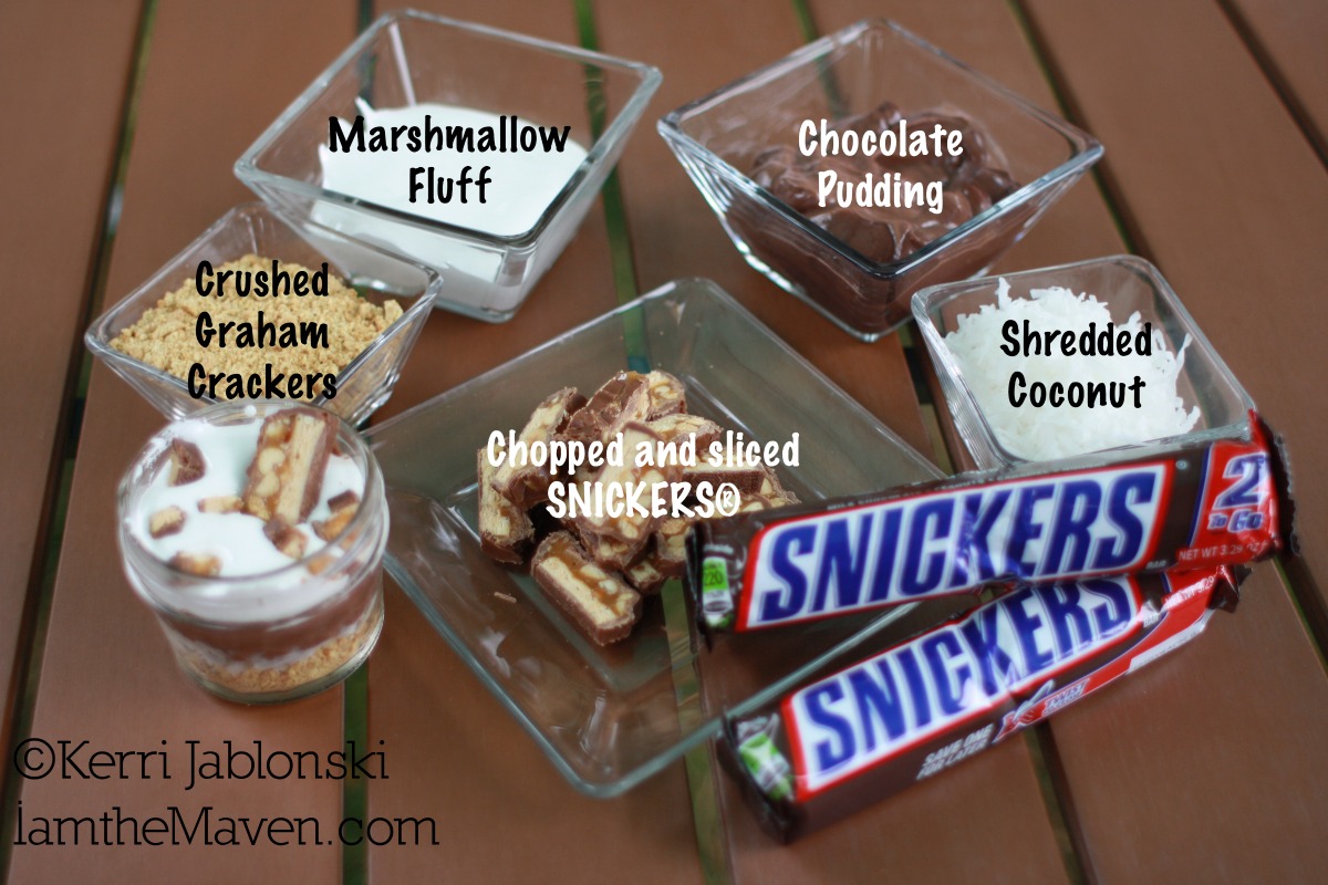 Ingredients for SNICKERS dip